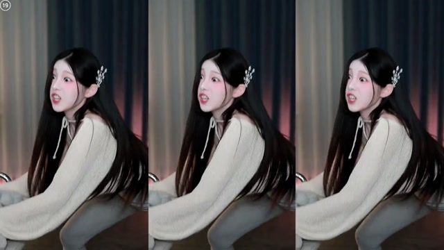 팬티가 비치는 레깅스 BJㅎ찡 보톰이 도끼  bj